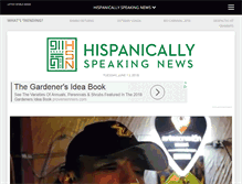 Tablet Screenshot of hispanicallyspeakingnews.com